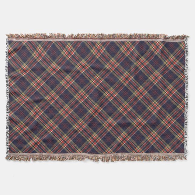 Commonwealth Original Scottish Tartan Throw Blanket (Front)