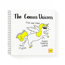 Comms Unicorn notepad