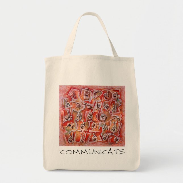 Communicate Tote Bag (Front)