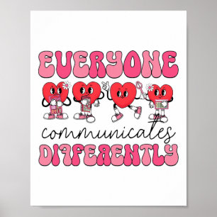 Communicates Candy Speech Language Pathologist Val Poster