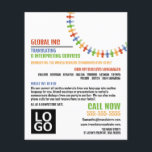 Communication Design, Translator & Interpreter Flyer<br><div class="desc">Communication Design,  Translator & Interpreter Advertising Flyers By The Business Card Store.</div>