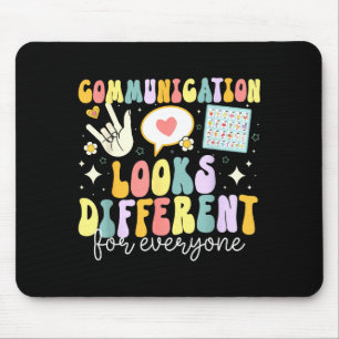 Communication Looks Different For Everyone Speech  Mouse Pad