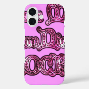 Communication Rocks Pink Hakuna Matata .png iPhone 16 Case