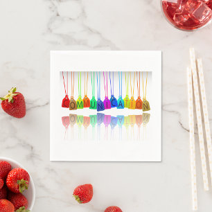 Communication Tags Paper Napkins