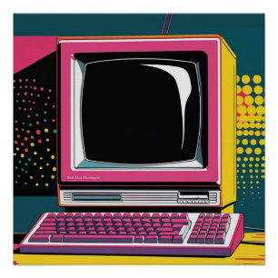 Communication Technology Glossy Poster Wall Art