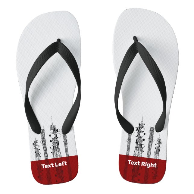 Communication Towers Jandals (Footbed)