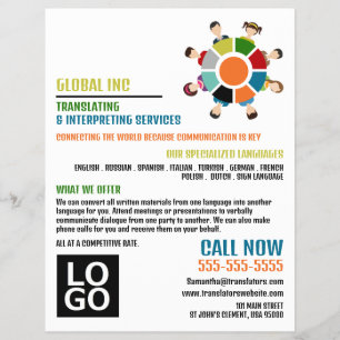 Communication Wheel, Translator & Interpreter Flyer