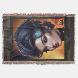 Communications Engineer Evoratae Dinecatcious Throw Blanket