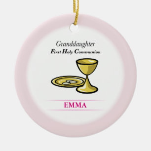 Communion Body and Blood Granddaughter Ceramic Tree Decoration