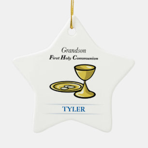 Communion Body and Blood Grandson Ceramic Tree Decoration