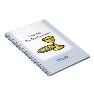 Communion Body and Blood Grandson Spiral Notebook