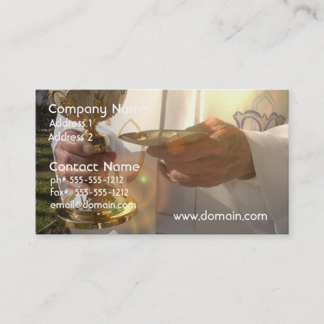 Communion Business Cards (Front)
