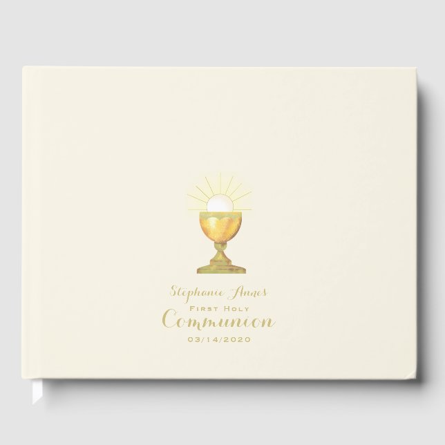 Communion Chalice Guest Book (Front)