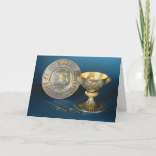 Communion Cup, Plate and Fistulae Card