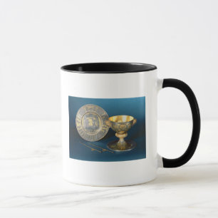 Communion Cup, Plate and Fistulae Mug