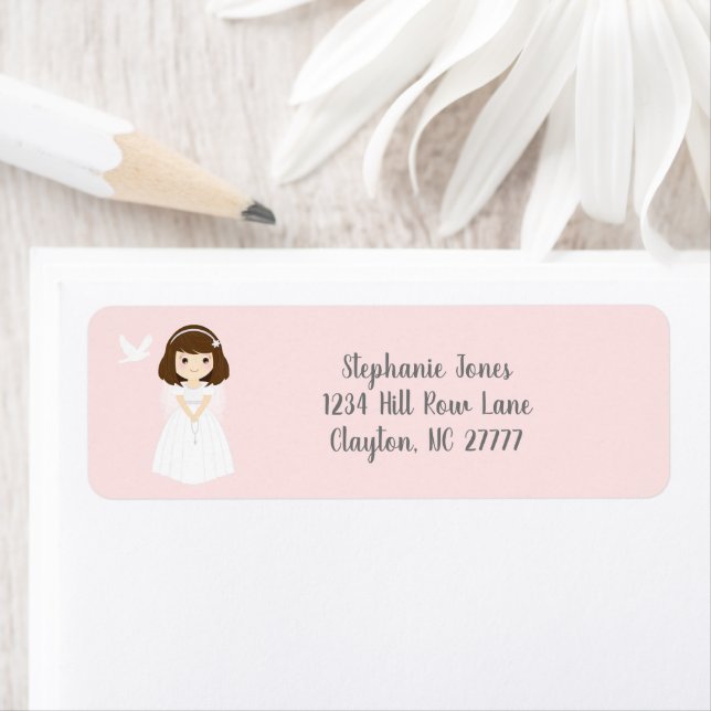 Communion Dove Brunette Girl (Insitu)
