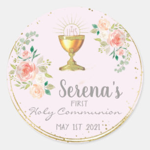 Communion Favour Sticker