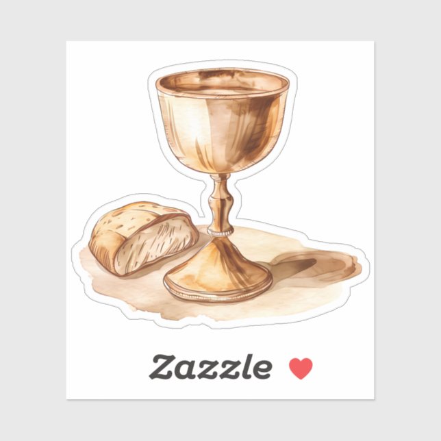 Communion Wine Cup and Bread Vinyl (Sheet)