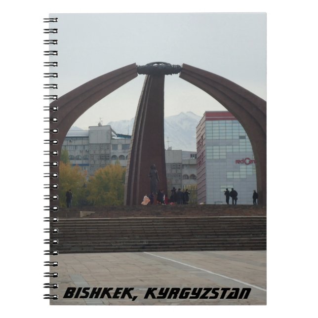 Communist Architecture, Victory Square, Kyrgyzstan Notebook (Front)