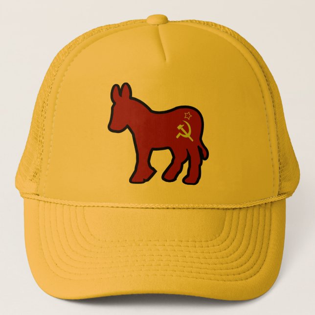 Communist Donkey Trucker Hat (Front)