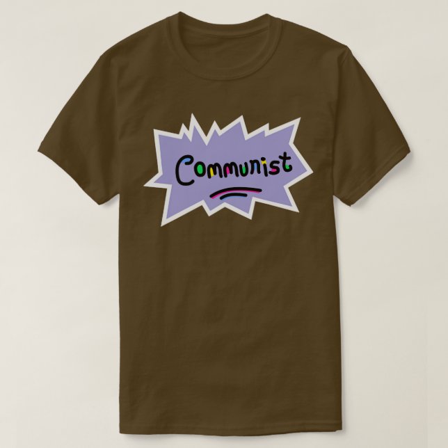 Communist Leftist Ideology T-Shirt (Design Front)