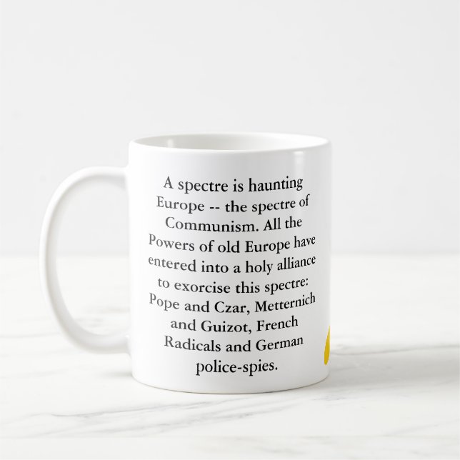 Communist Manifesto Mug (Left)