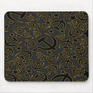 Communist Mouse Mat Dark