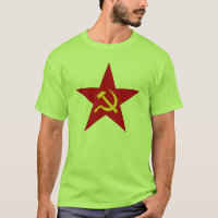 Communist Red Star (hammer & sickle) t-shirt