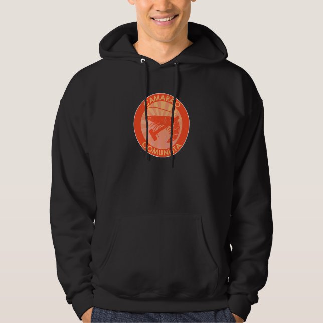 Communist Shrimp Comrade Meme Lula 2022 Brazil Hoodie (Front)