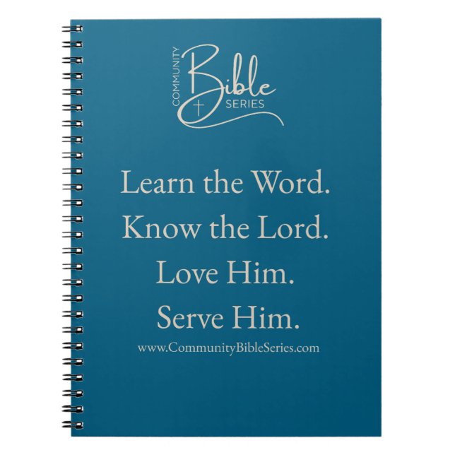 Community Bible Series Notebook (Front)