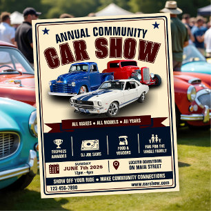 Community Car Show Flyer