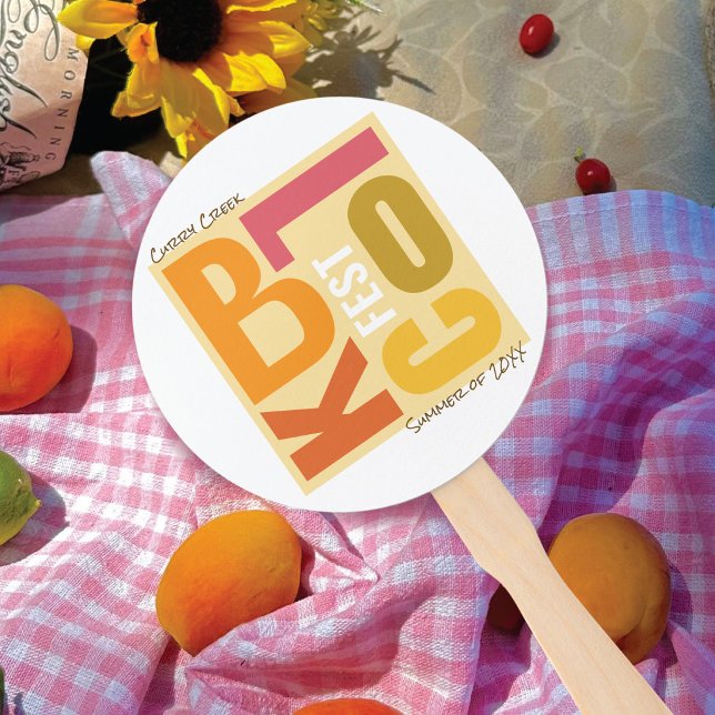 Community Event | Fall Festival | Block Party Hand Fan (Creator Uploaded)