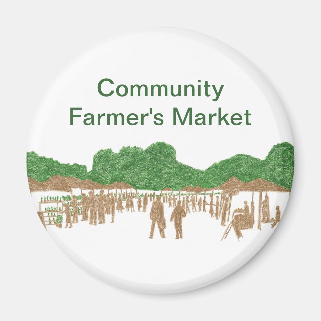 Community Farmer's Market Magnets (Front)