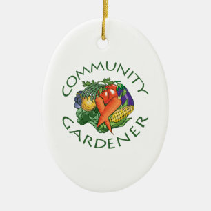 Community Gardening Ceramic Tree Decoration