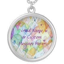 Community Hearts Jewellery Custom Art Necklace
