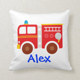 community helper pillow (fire truck, police car