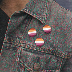 Community Lesbian Flag LGBT Symbol Pride Month 6 Cm Round Badge