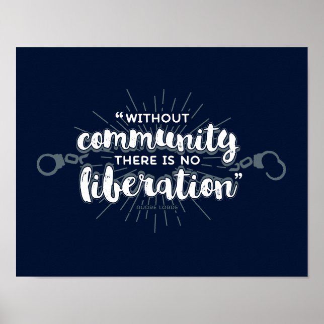 Community Liberation 11x14 Dark Print (Front)