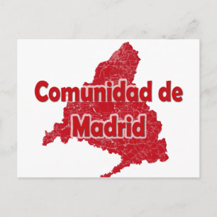 Community of Madrid Postcard