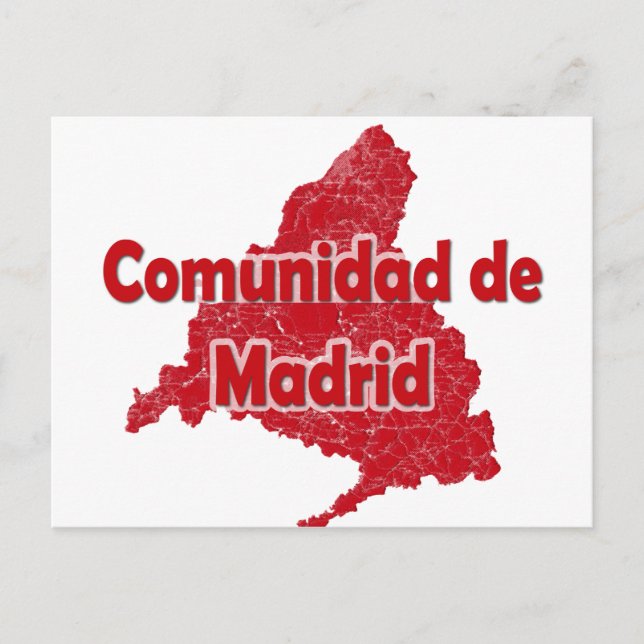 Community of Madrid Postcard (Front)
