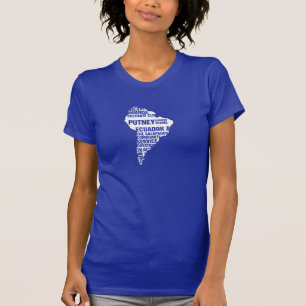 Community Service Ecuador in Multiple Colours T-Shirt