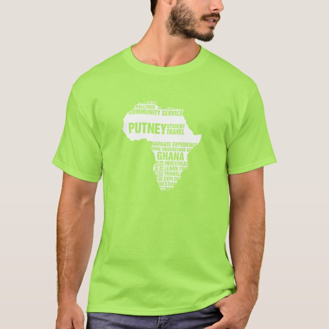 Community Service Ghana in Multiple Colours T-Shirt (Front)