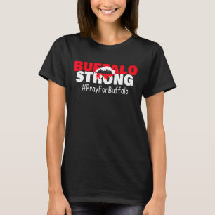 Community Strength Pray Support New York Buffalo S T-Shirt