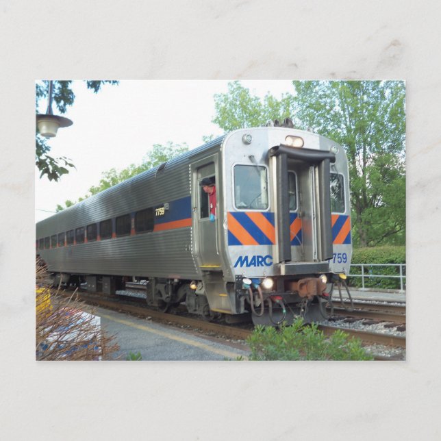 Commuter Train Postcard (Front)