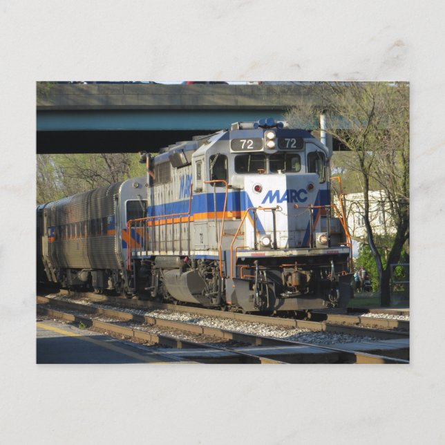 Commuter Train Postcard (Front)