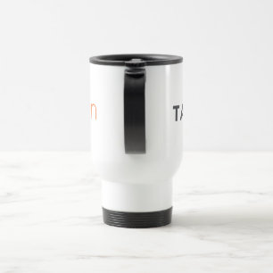 Commuter Travel Mug (Grey & Orange Option)
