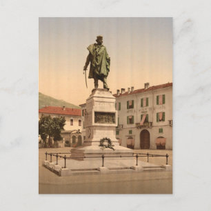 Como, Garibaldi Monument Postcard