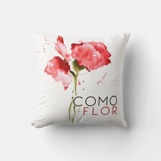 Como La Flor Cushion (Front)