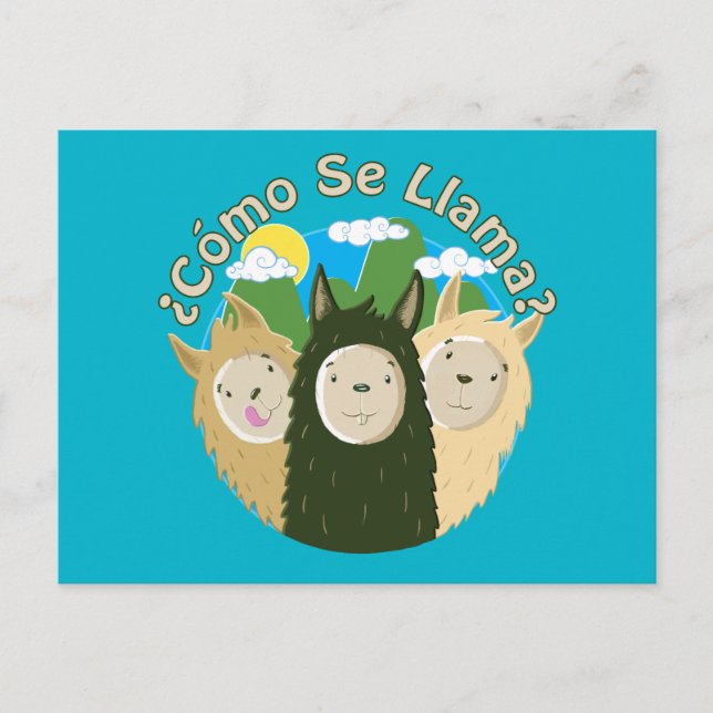 Como Se Llama? Postcard (Front)