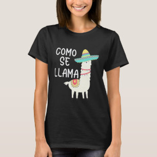 Como Se Llama Taco Sombrero Cinco de Mayo T-Shirt